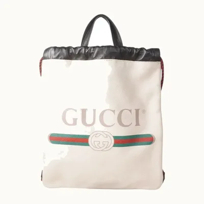 Mochila Gucci Printed Drawstring