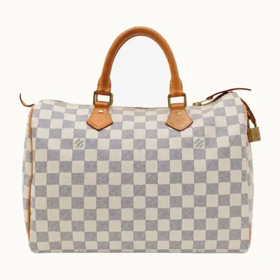 Bolso Louis Vuitton Speedy 30 Damier Azur 2015