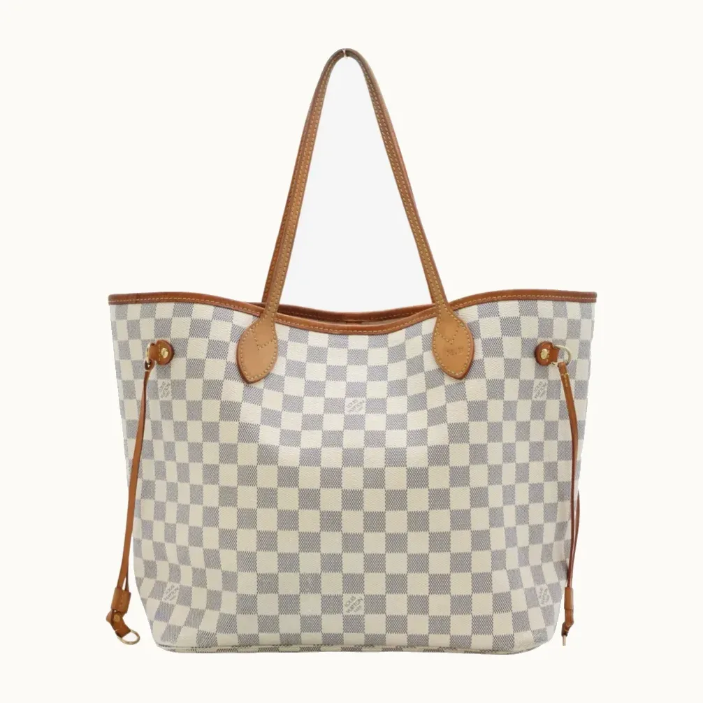 Bolso Louis Vuitton Neverfull Damier Azur 2011
