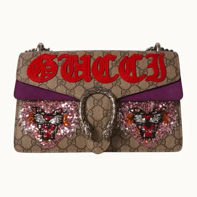 Bolso Crossbody Gucci Dionysus Embroidered Sequin Small