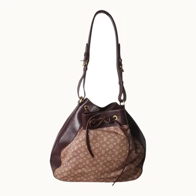 Louis Vuitton Noé Monogram Mini Lin Handbag Cherry