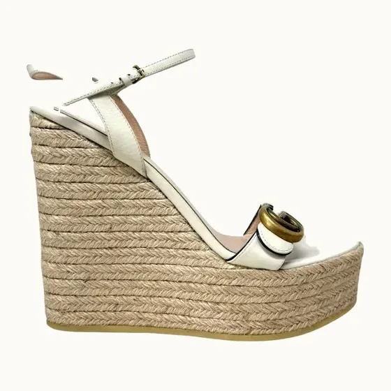 Alpargatas Gucci Marmont, Talla 24.5