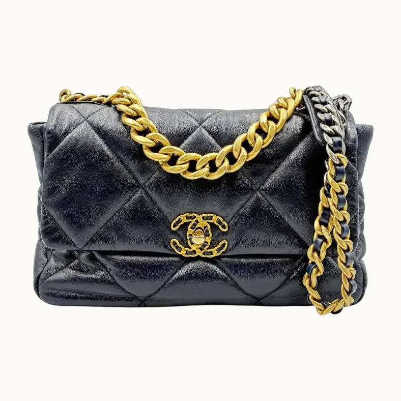 Chanel 19 Handbag, Excellent, KV-5115