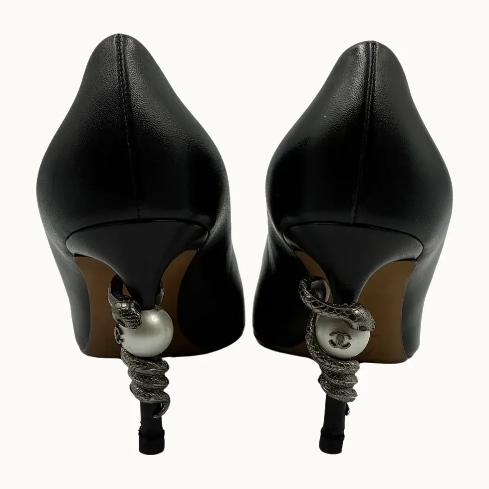 Tacones Chanel, Talla 39.5, KV-5210
