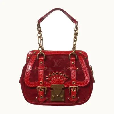 Bolso Louis Vuitton Velours Alligator Gracie PM