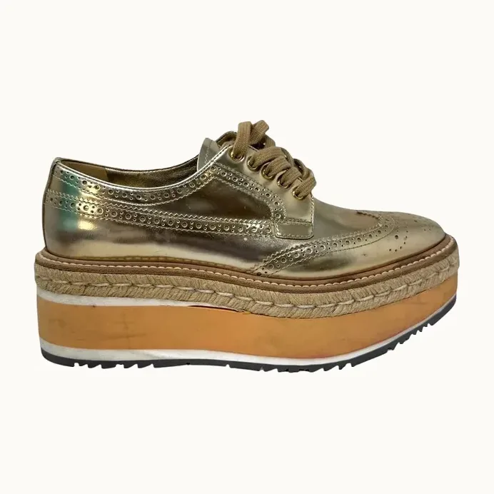 Oxfords Prada, Talla 38