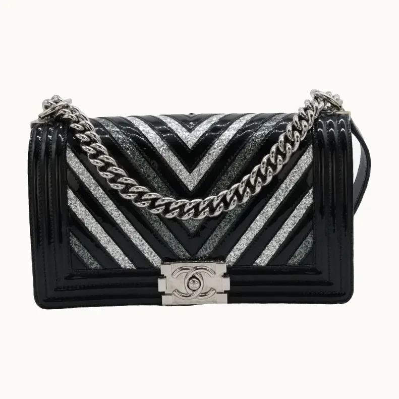 Bolso Chanel Boy Glitter 2017-2018