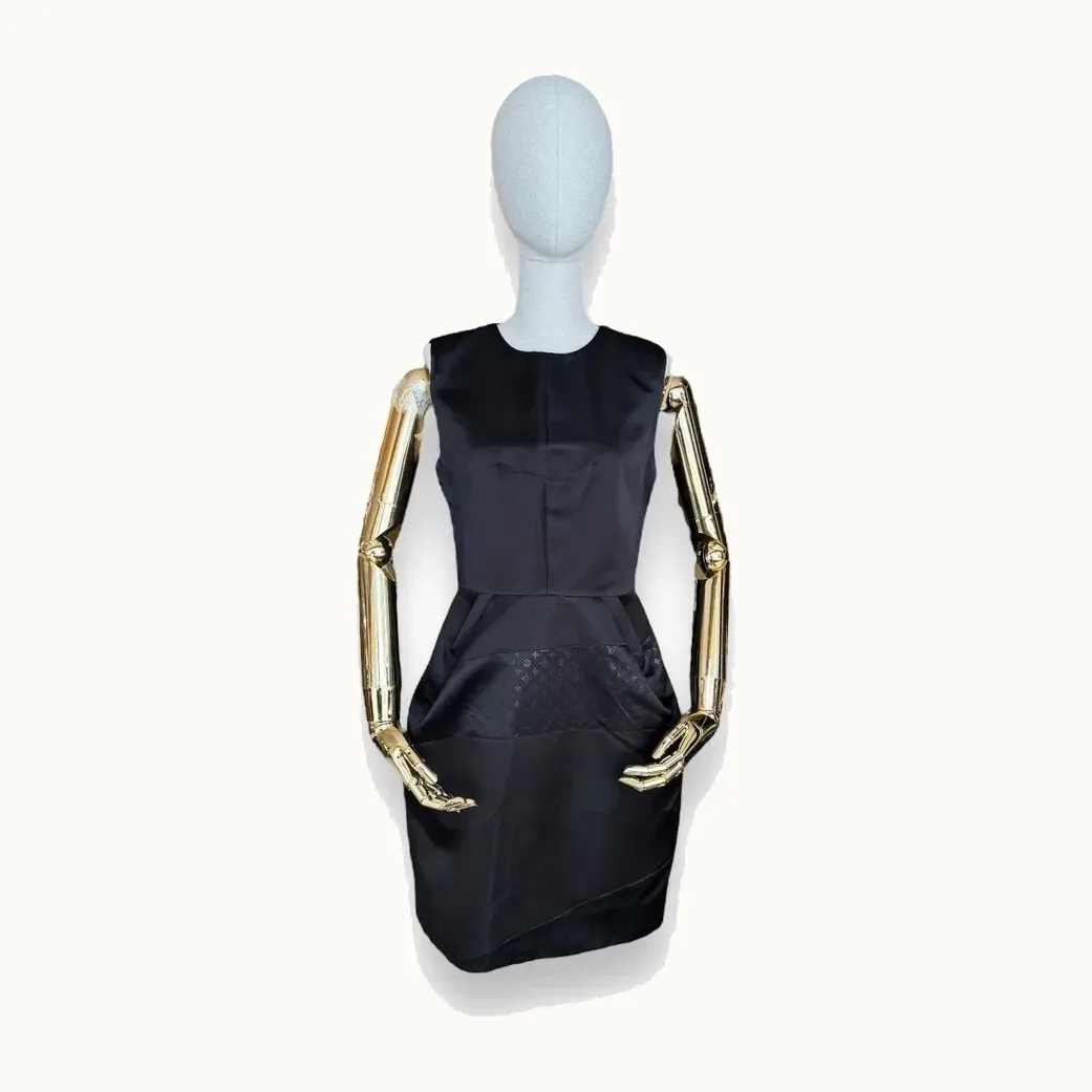 Vestido Louis Vuitton Midi Negro