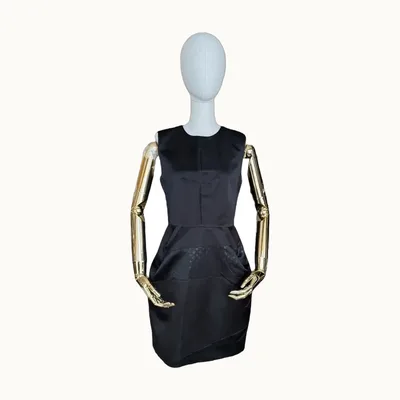 Vestido Louis Vuitton Midi Negro