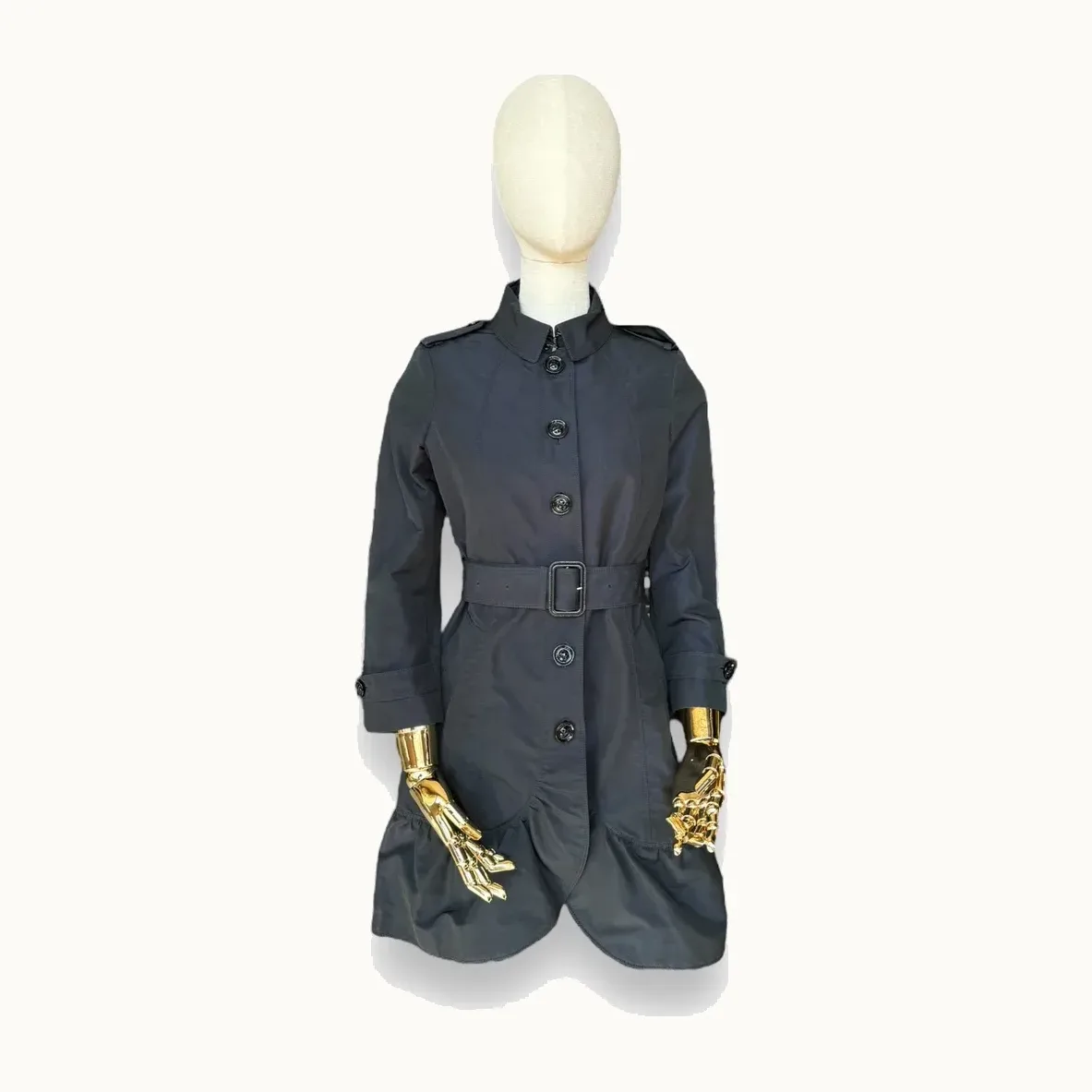 Abrigo Burberry Reflective Azul
