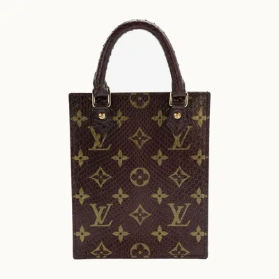 Bolso Louis Vuitton Petit Plat Monogram Pitón