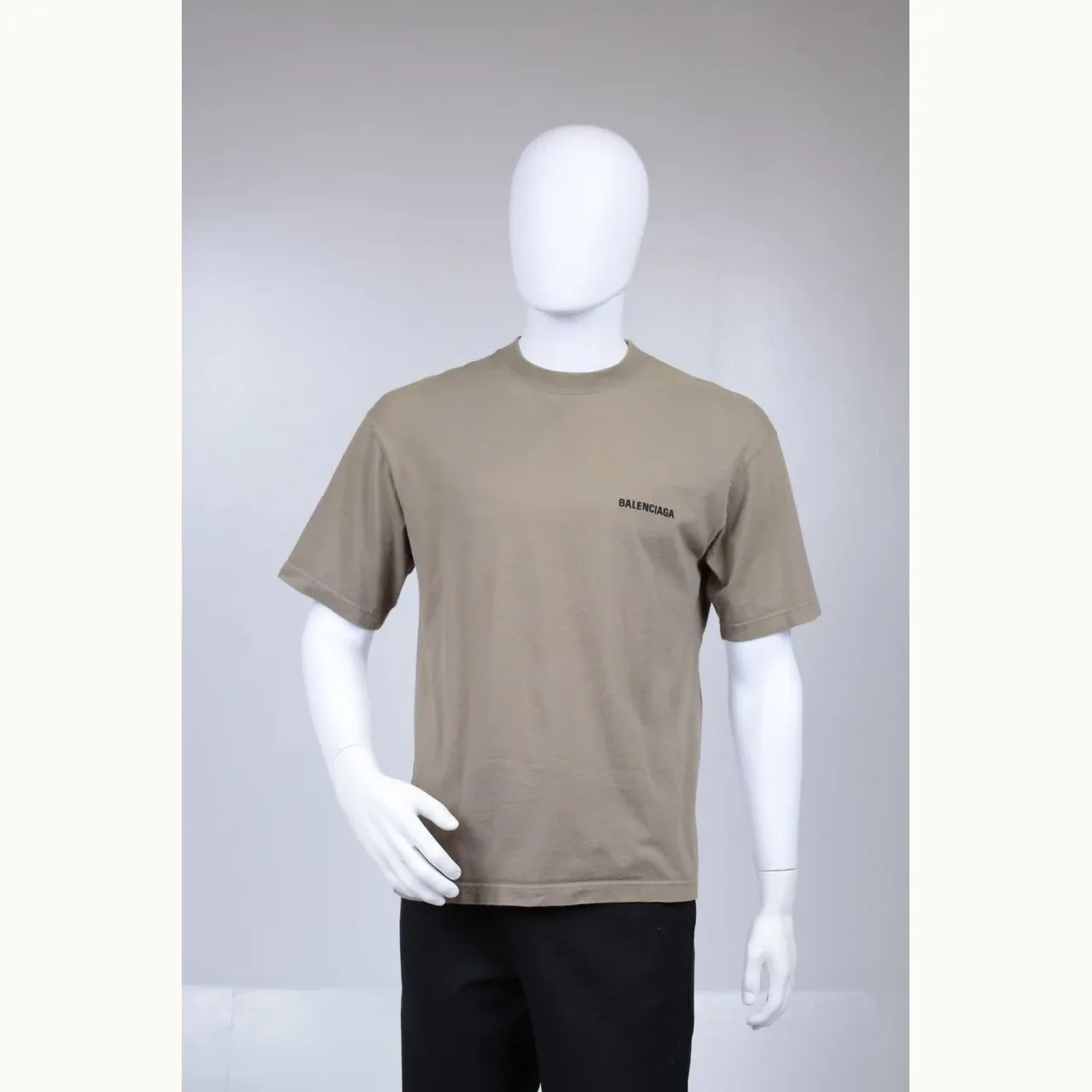 Camisa Balenciaga Embroidered Beige, Talla XXS