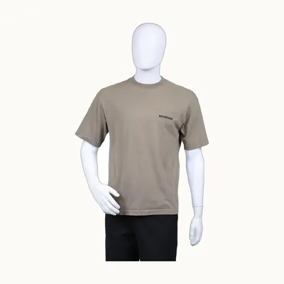 Balenciaga Embroidered Shirt Beige, Size XXS