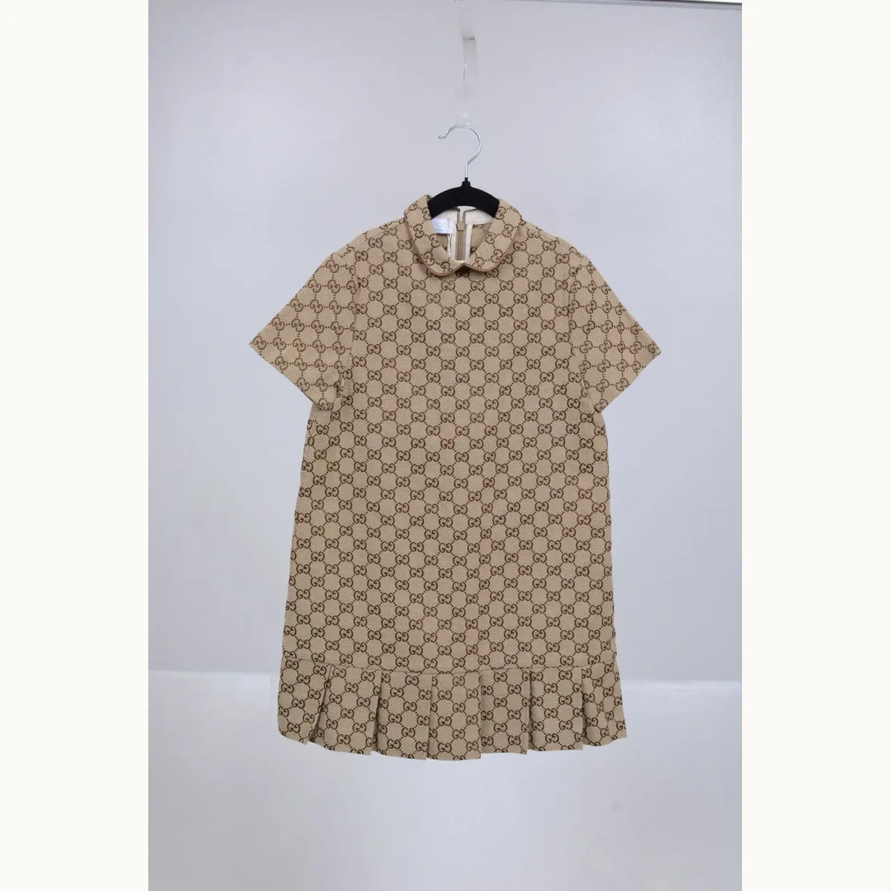 Vestido Gucci Structured GG Canvas, Talla 7 MX