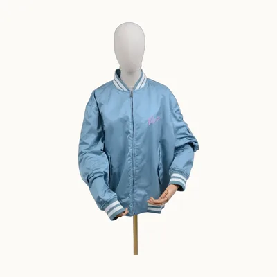 Chaqueta Valentino VLogo Bomber Azul, Talla XL