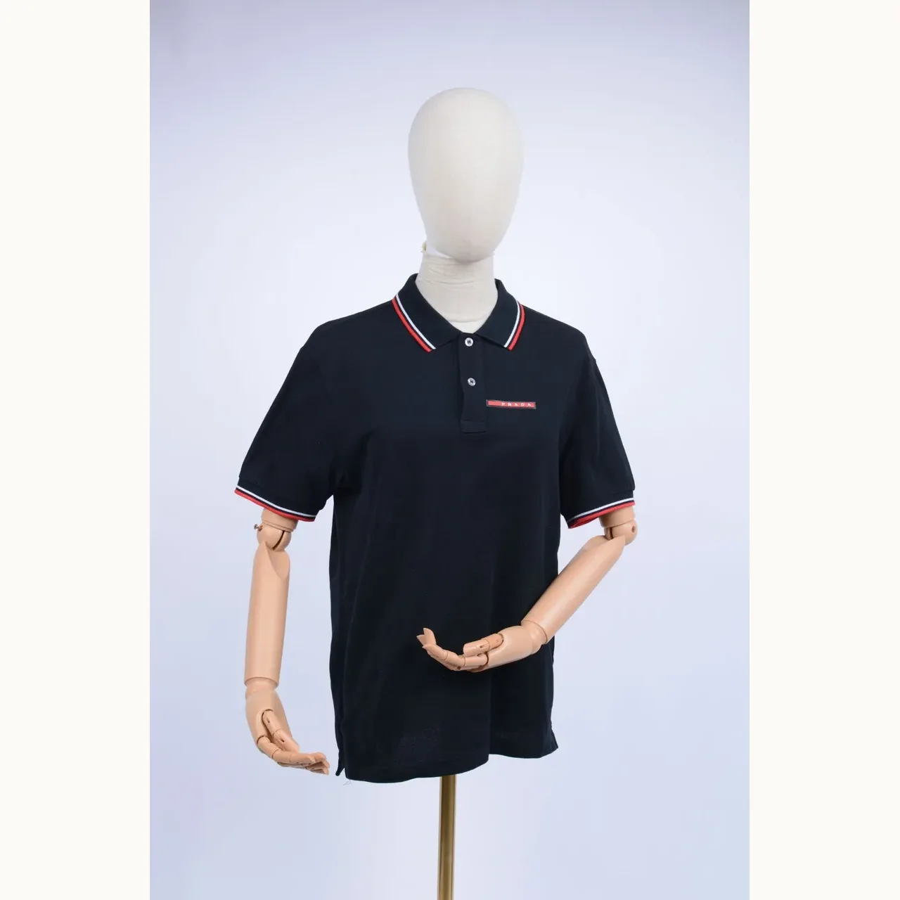 Polo Prada Logo Negro, Talla M