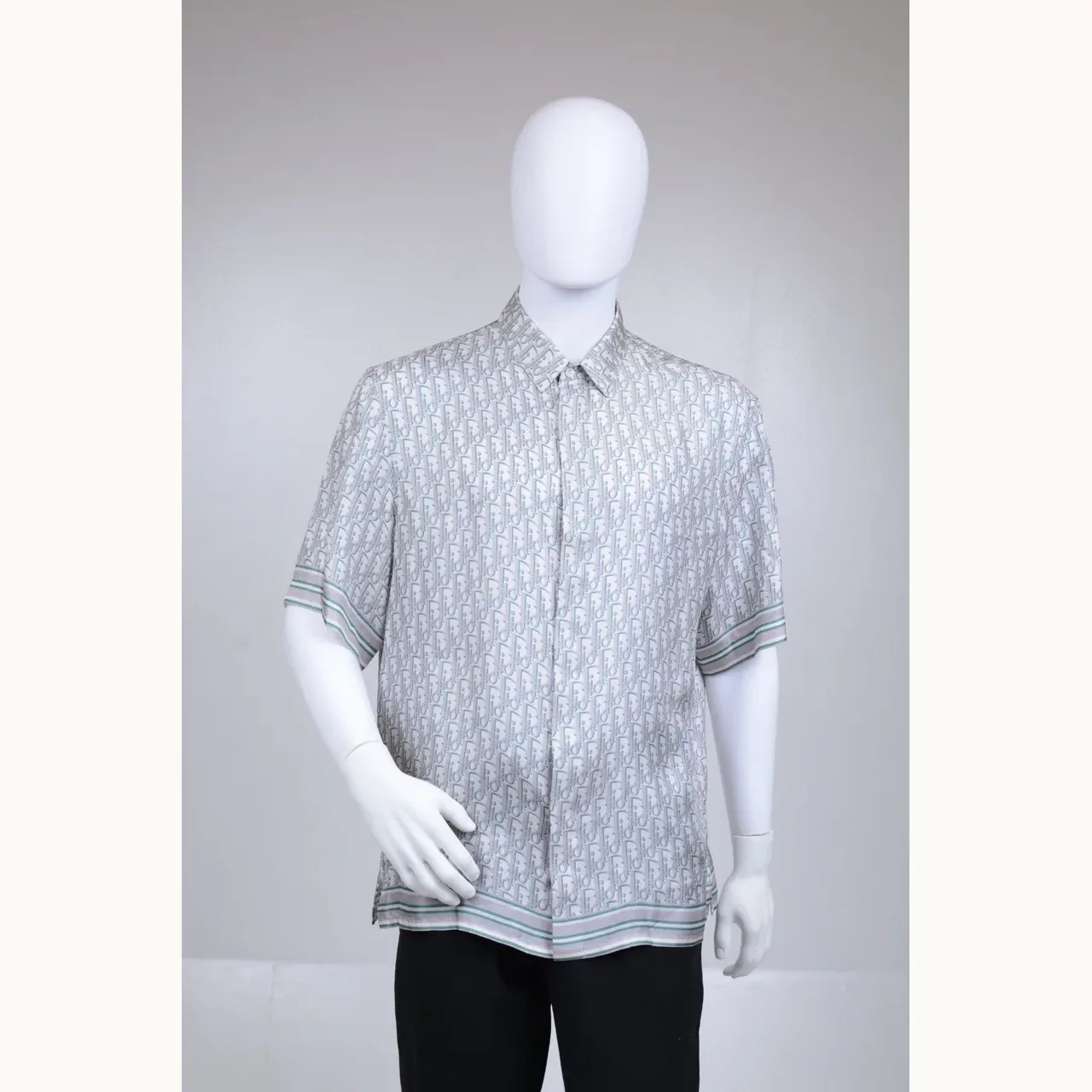 Camisa Dior Oblique Gris, Talla L