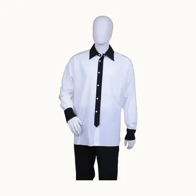 Prada Deconstructed Shirt White, Size L