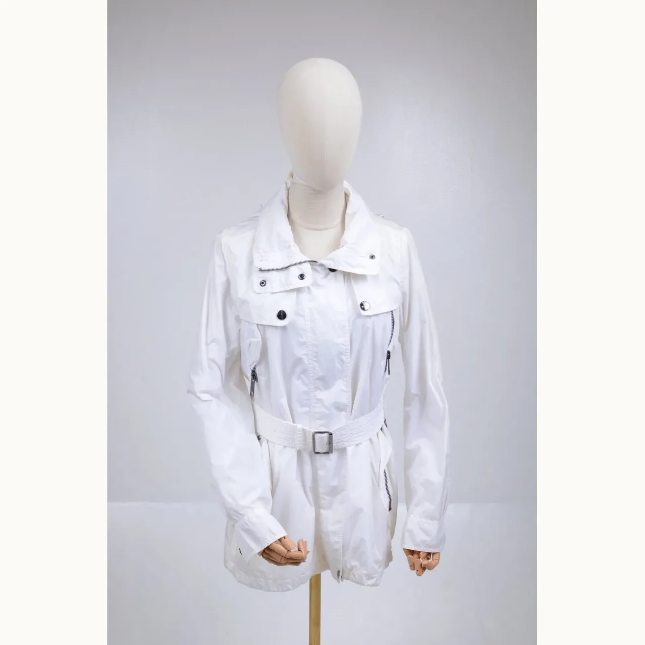 Chaqueta Burberry Blanca, Talla S