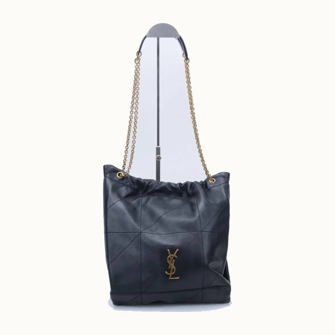 Bolso de Hombro Saint Laurent Jamie Pochon Negro