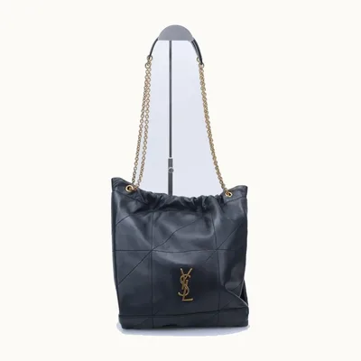 Bolso de Hombro Saint Laurent Jamie Pochon Negro