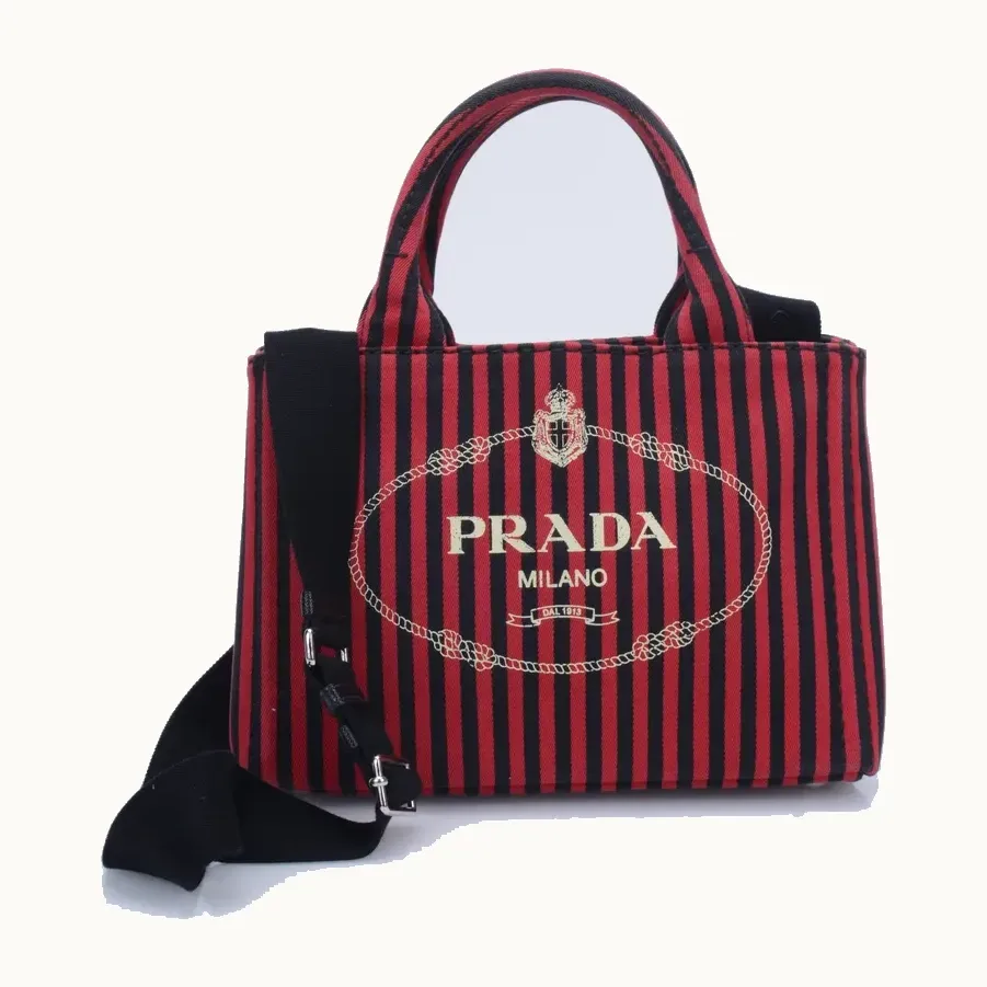 Bolso Prada Canapa Vino