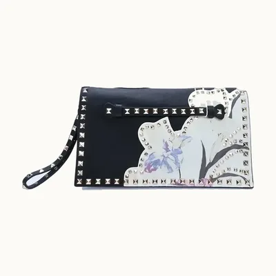Kimono Valentino Clutches 1997 Negro