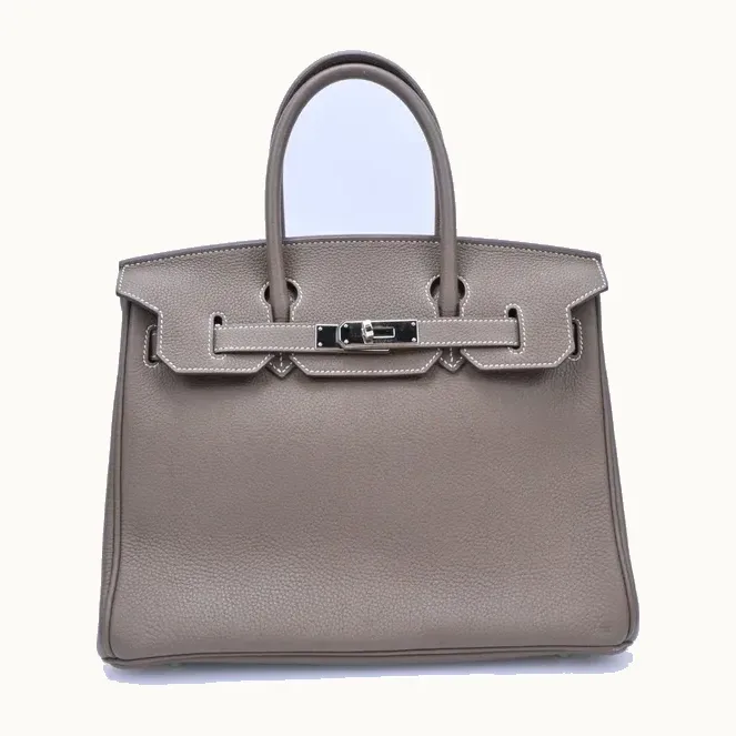 Bolso Birkin Hermès 30 Togo Phw Taupe