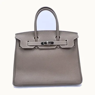 Bolso Birkin Hermès 30 Togo Phw Taupe