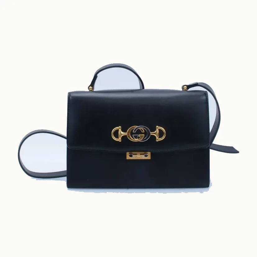 Bolso de Hombro Gucci Zumi Small Negro