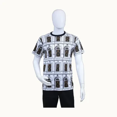Camisa Louis Vuitton Architettura Estampado Accesorios, Talla M