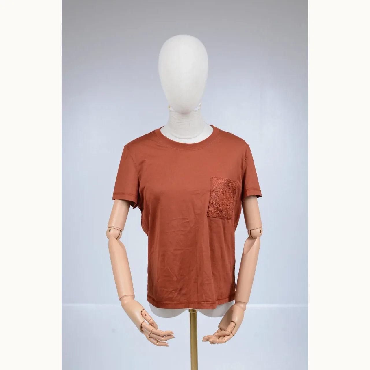 Hermès Shirts Mosaique Café, Talla M