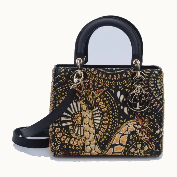 Bolso de Mano Dior Lady Negro