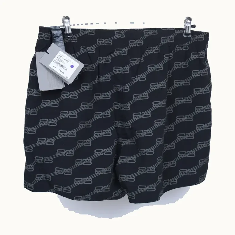 Balenciaga Trajes Baño Trunks Negra, Talla M