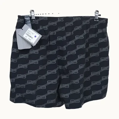 Balenciaga Trajes Baño Trunks Black, Size M