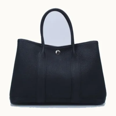 Bolso de Mano Hermès Garden Party Negro