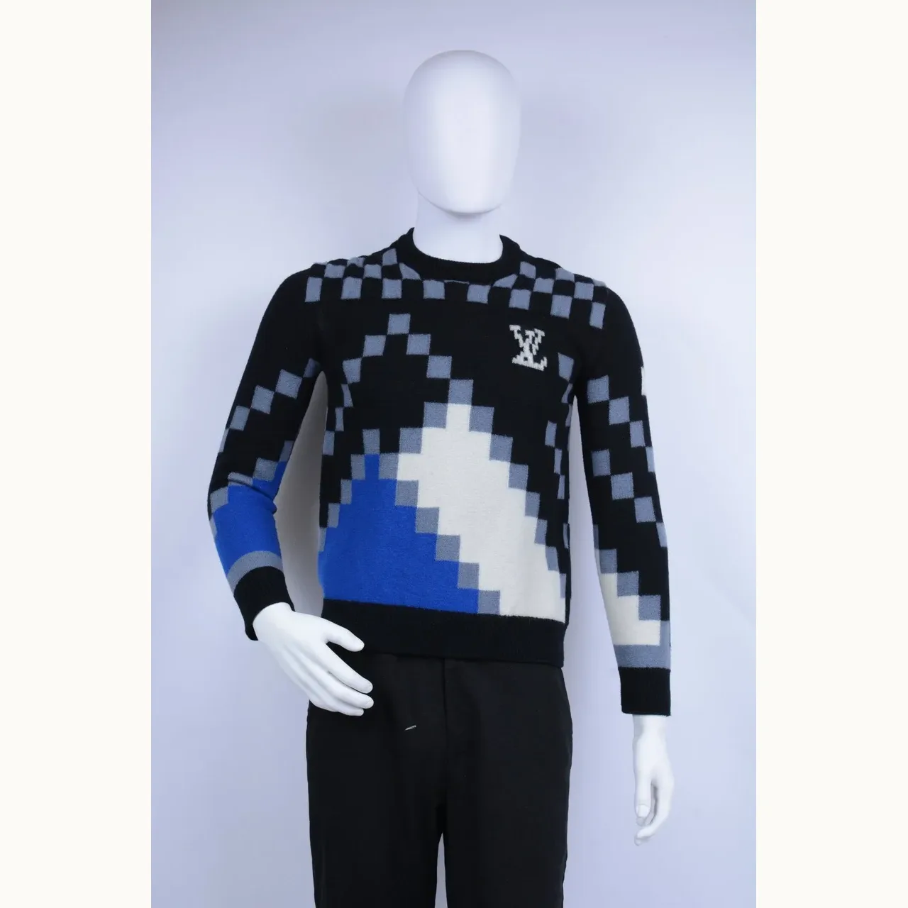 Louis Vuitton Fair Isle Macro Negra, Talla M