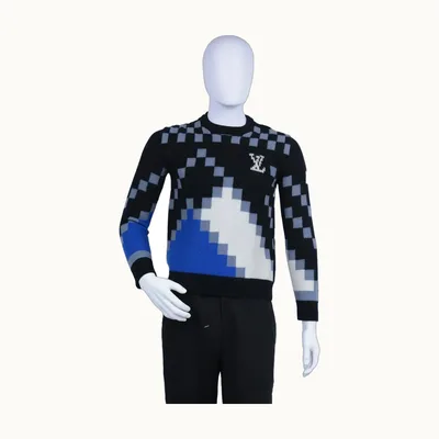 Louis Vuitton Fair Isle Macro Negra, Talla M