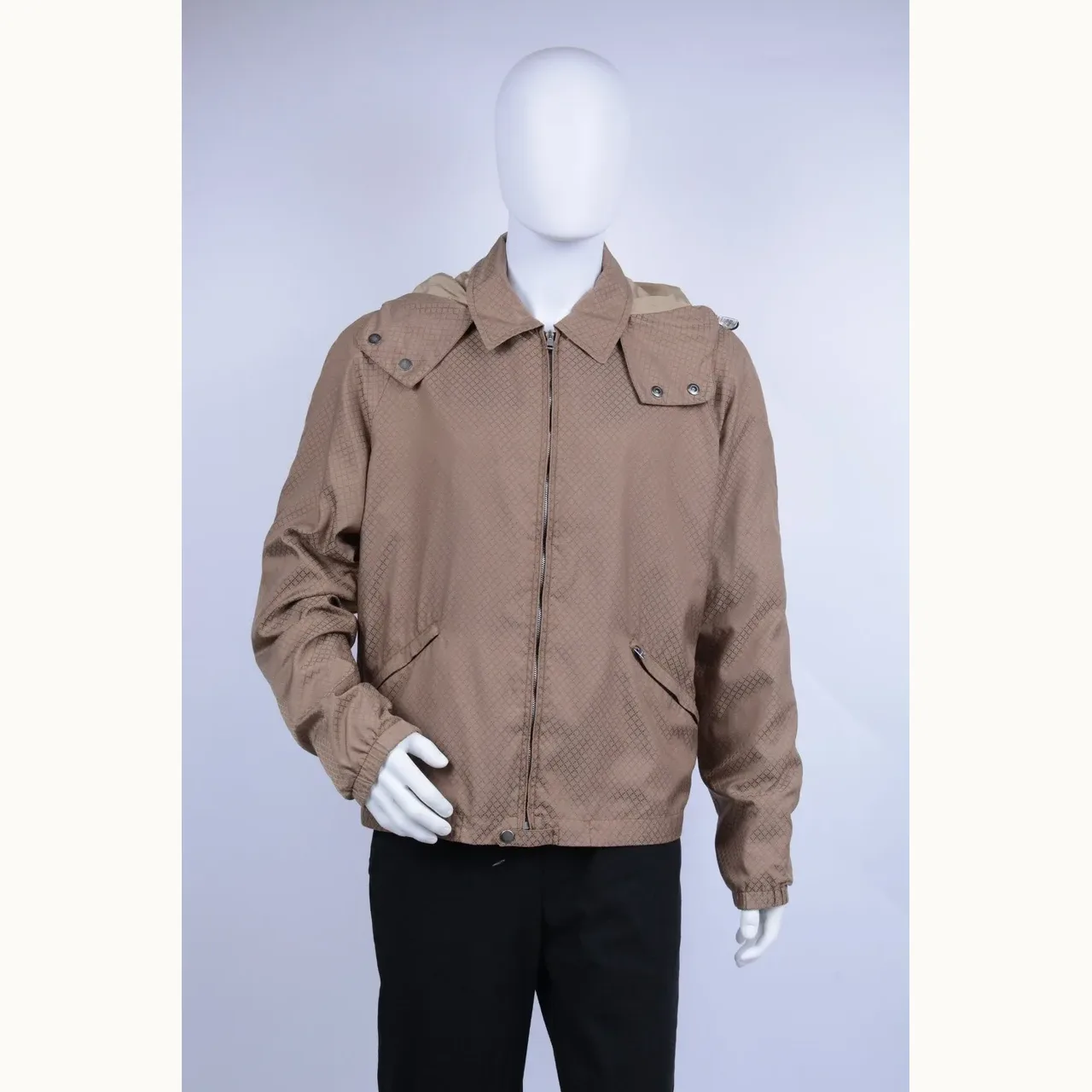 Gucci Diamante Hooded Beige, Talla L