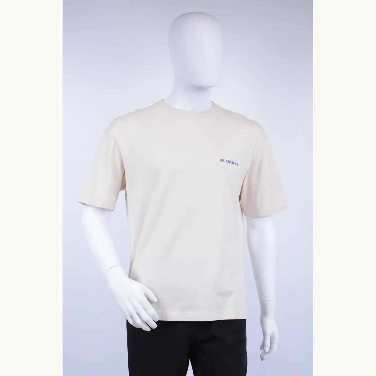 Balenciaga Logo Beige, Talla XS