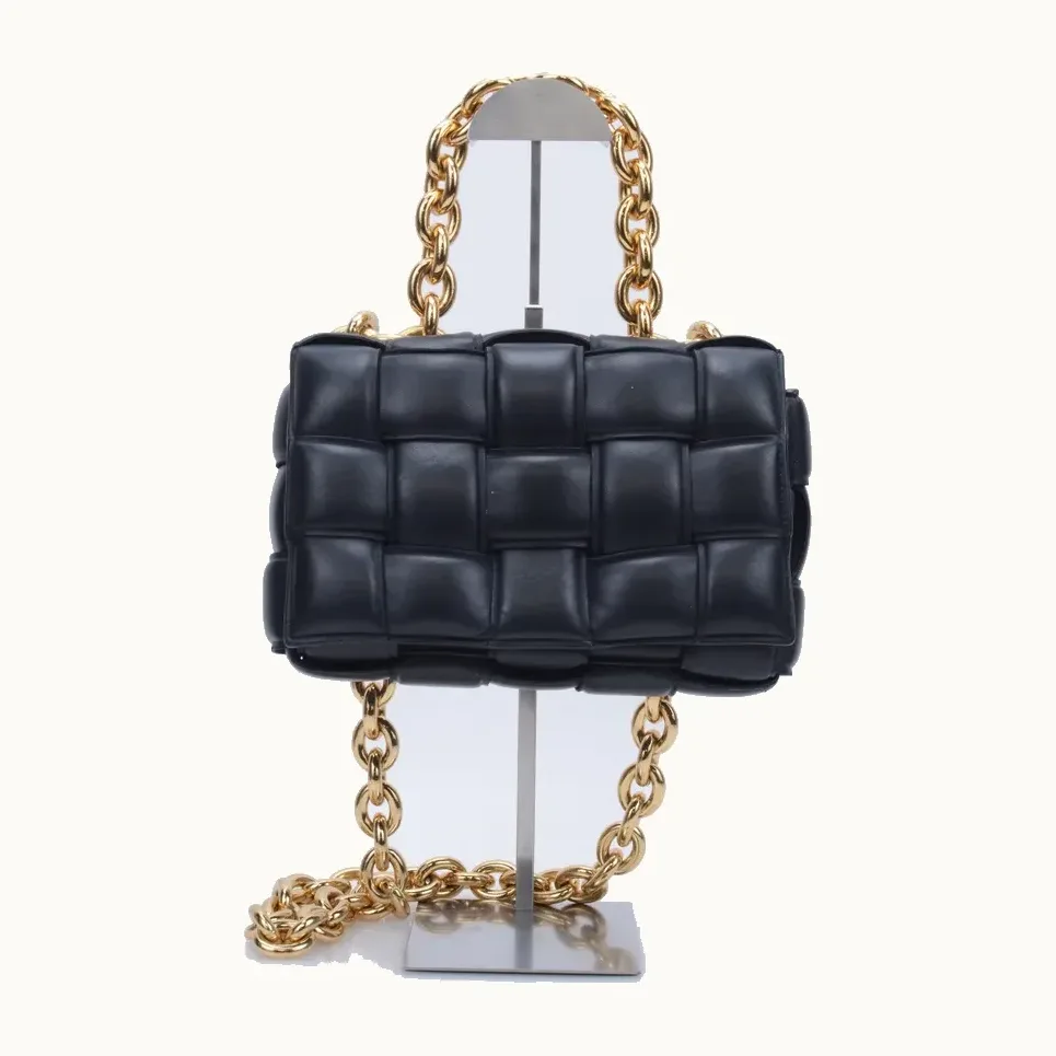Bolso Bottega Veneta Chain Cassette Negro