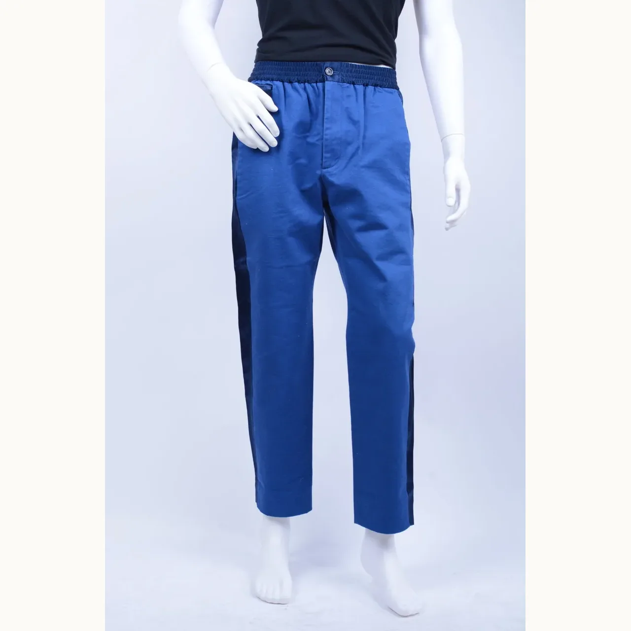 Gucci Satin Stripe Azul, Talla S
