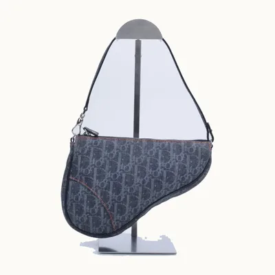 Bolso Saddle Dior Trotter Azul