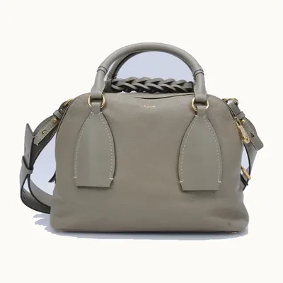 Bolso Chloé Daria Medium Taupe