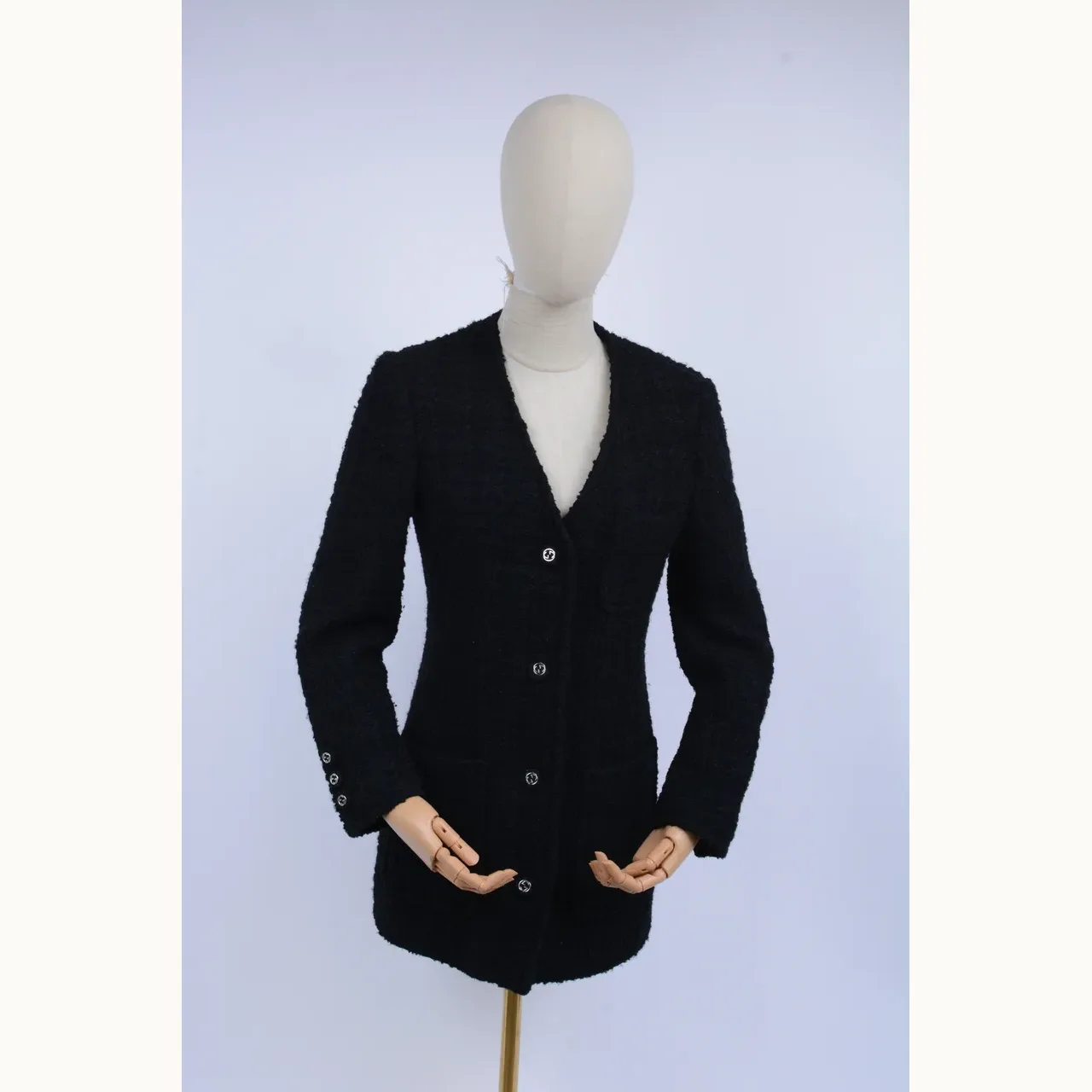 Gucci Tweed Negra, Talla S