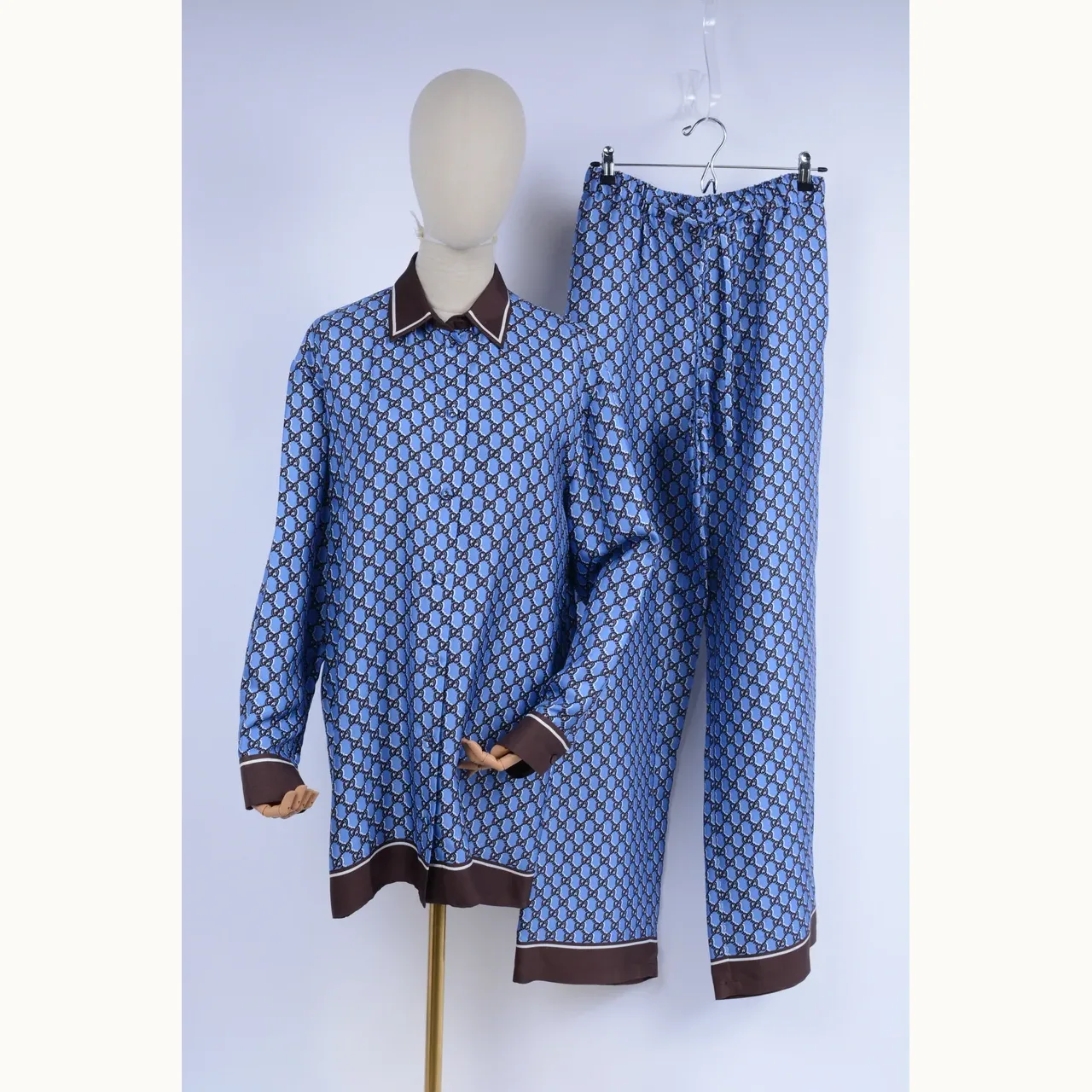 Gucci GG Silk Azul, Talla M