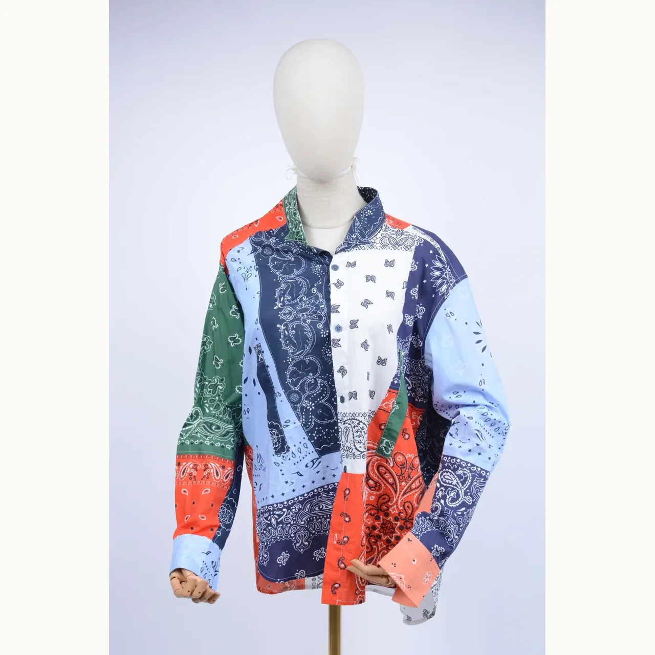Camisa Loewe Asymetric Multicolor