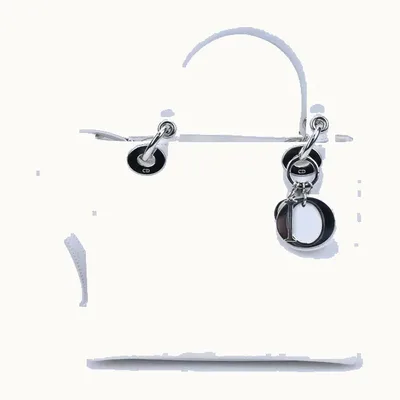 Bolso Dior Lady Medium Blanco