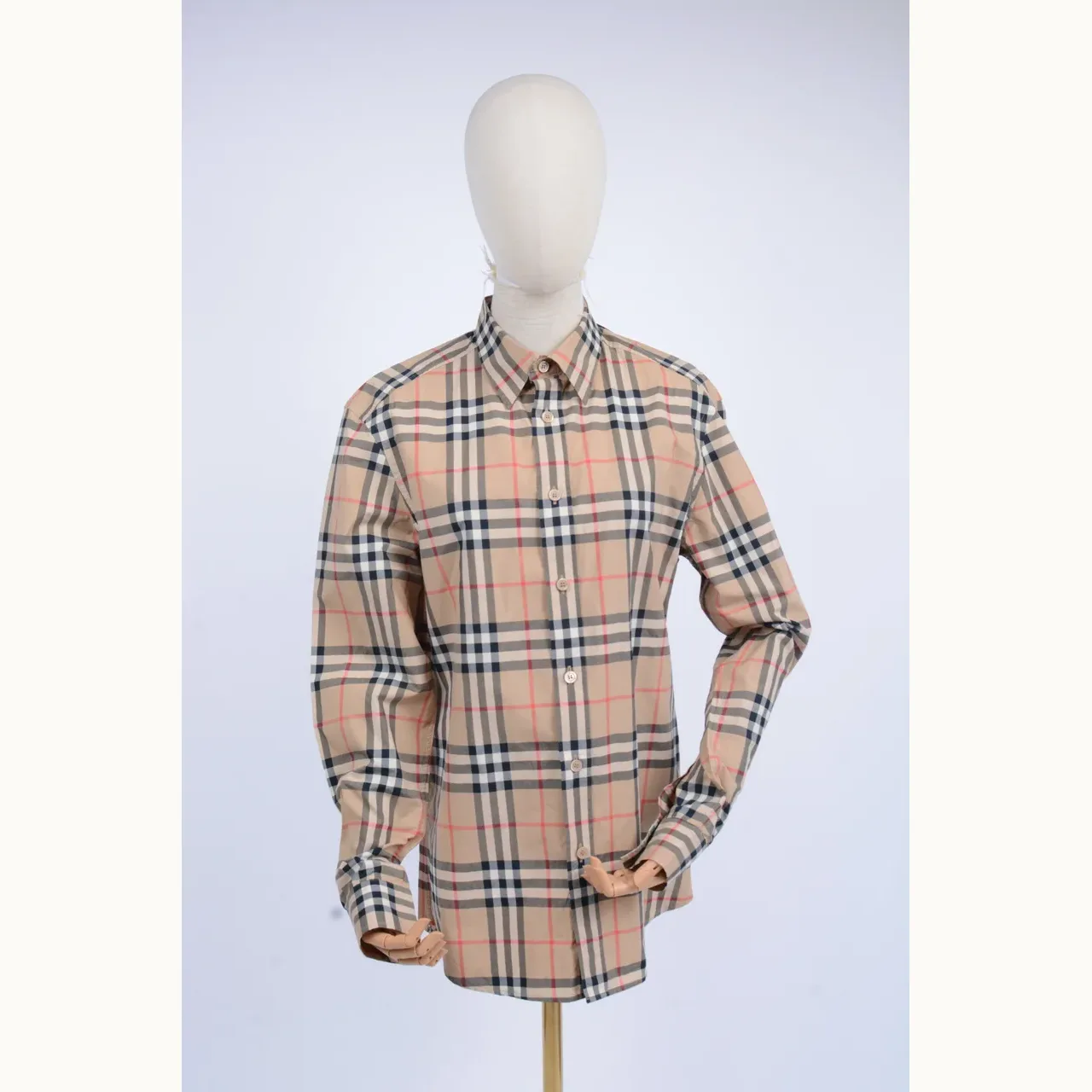 Burberry Long Sleeve Check, Talla S