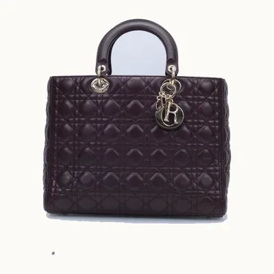 Bolso Dior Lady Large Vino